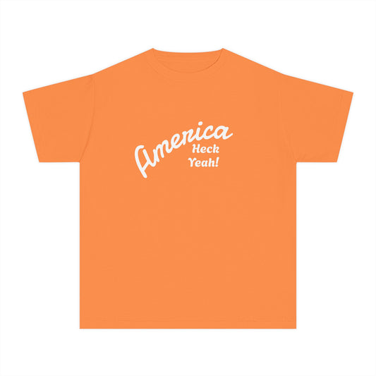 America Heck Yeah! Youth Mid-weight Tee